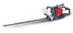 Petrol hedge trimmer HTH250/240P by Scheppach, side view.