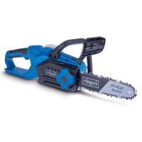 The cordless chainsaw C-CS254-X by Scheppach has a cutting length of 20 cm and a blade of 25,4 cm. The cutting speed is 6 m/s. The ProCut System ensures precise cutting.