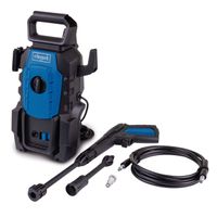 Electric pressure washer with handle, hoses, and accessories set