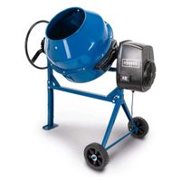 Scheppach concrete mixer MIX180 featuring an 180-litre mixing drum and electric drive