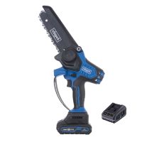 150X tooth cordless pruning saw with lithium-ion battery pack