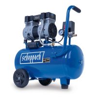 Scheppach HC26Si silent air compressor, 24L tank, 8 bar, oil-free, 230 l/min