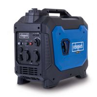 Scheppach inverter generator SG3500i, 3000W with control switch, overload and eco mode indicators