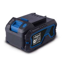 Scheppach SBP4.0 20V 4Ah battery with LED charge indicator and rubberized housing