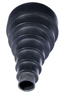 Suction adapter for dust extraction systems, 7-stage, Ø25-150mm, flexible. Shown from below.