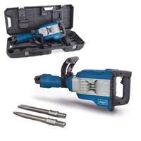 Demolition Hammer AB1900 with 60J impact force and 1900W power. Includes pointed and flat chisels and case. Anti-vibration handle for comfortable use.