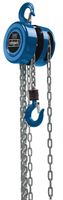 Scheppach chain hoist with 1-tonne capacity and 3-meter lift height, 2.5-meter operating chain