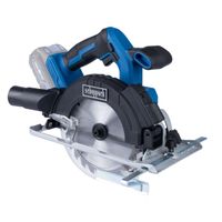 LED-equipped cordless circular saw with ergonomic handle