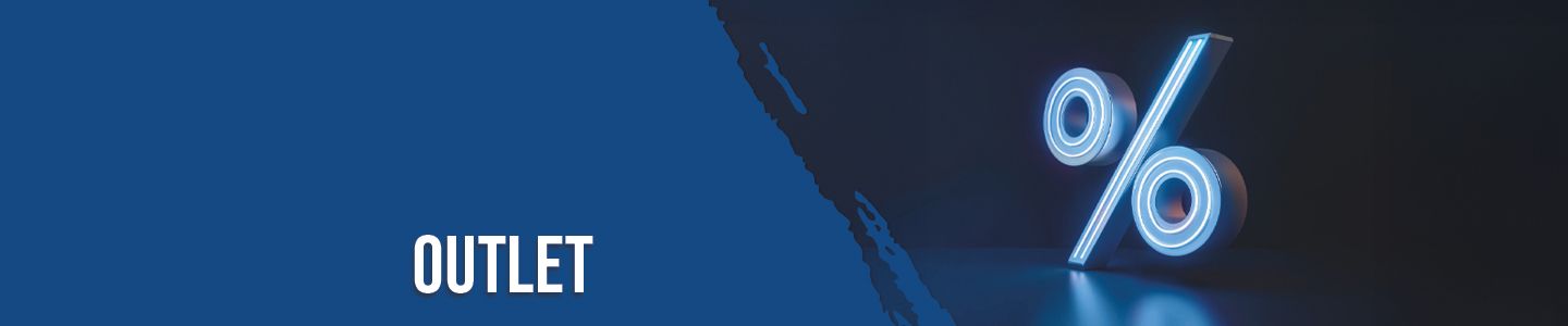 Scheppach Outlet banner featuring a percentage symbol and the text 'OUTLET'.