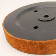 Scheppach polishing wheel assembly with outer ring and metal disc