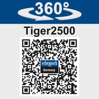 360° rotation for precise grinding with Scheppach Tiger 2500 tool