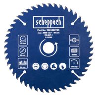 Scheppach circular saw blade (Part No. 3901802705), max. 9500 rpm, EN-847-1 certified