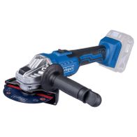 Scheppach cordless angle grinder with speed control, 125mm disc, ergonomic handle