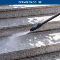Scheppach irrigation system with hose and nozzle for precise watering