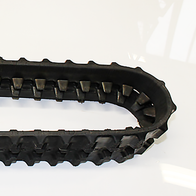 Track with alternating tooth and flat pattern for machinery components