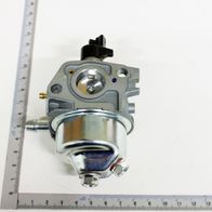 Scheppach carburetor with adjustment mechanism and fuel inlet connection