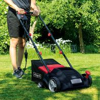 Scheppach electric scarifier with 32 cm width and 30L collection box