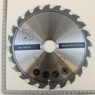 24-tooth circular saw blade, Ø 210 mm, for Scheppach tools