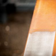 Scheppach silicon carbide brush showing brush head and handle section