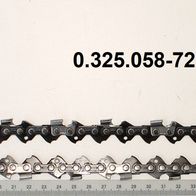 Scheppach saw chain with 72 drive links, 0.325-inch pitch for KMR46 model