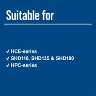 Scheppach product series: HCE series, SHD110, SHD135, SHD180 and HPC series