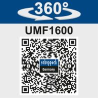 360° rotation feature for the UMF1600 stand allowing full circular movement with a max load capacity of 200 kg