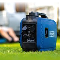 Inverter generator featuring dual 230V sockets and USB ports for fast charging