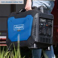 Anti-vibration rubber feet for Scheppach inverter generator (3200W model shown)