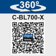 360° rotation for enhanced cleaning performance of the cordless leaf blower C-BL700-X