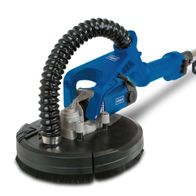 Scheppach wall and ceiling sander with adjustable arm and LED lighting