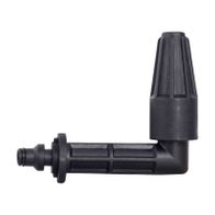 90° Turbo nozzle for high-pressure cleaner with quick-connect system