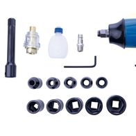 Scheppach air impact wrench accessory set with bits and tool attachments