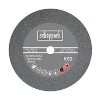 Scheppach grinding disc K60 with specs: 150 x 20 mm, max. 4450 rpm and 35 m/s