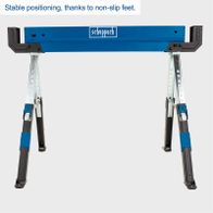 Stable workbench base with non-slip feet for secure stability