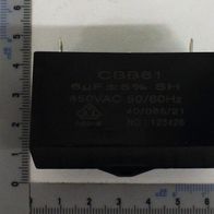 Scheppach capacitor CBB61 with marking and serial number