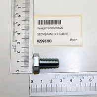Hexagon bolt M10x20 DIN 933 (02093383)