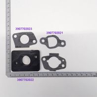 Scheppach carburetor gasket set: varied gasket shapes and hole configurations