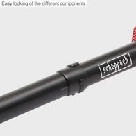 Scheppach easy locking joint for connecting components