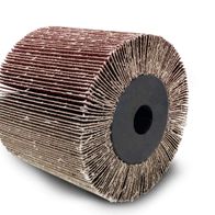 Scheppach slat brush with collet holder, close-up view