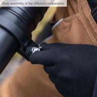 Easy assembly of components for Scheppach backpack leaf blower setup