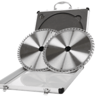 Scheppach circular saw blade set (2-piece) in carrying case