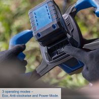 Tool featuring three operating modes: Eco, Anti-clockwise, and Power Mode