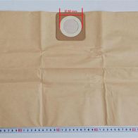 Scale section with measurement markings and object for measurement on paper