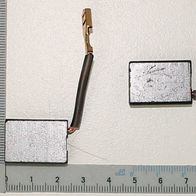 Scheppach carbon brush set with two brushes and connector cable