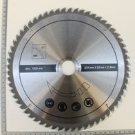 254 mm diameter circular saw blade for Scheppach HW series, 60 teeth