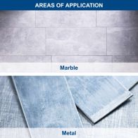 Highlighting application areas for marble and metal in product documentation