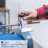 Scheppach Jig 40 for sharpening axes up to 170 mm length