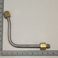 Bent metal pipe with fittings for small air conduit system