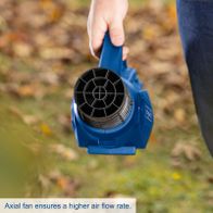 Axial fan ensuring high airflow rate in Scheppach cordless leaf blower C-BL700-X
