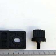 Clamp protection wedge with built-in clamp and screw assembly